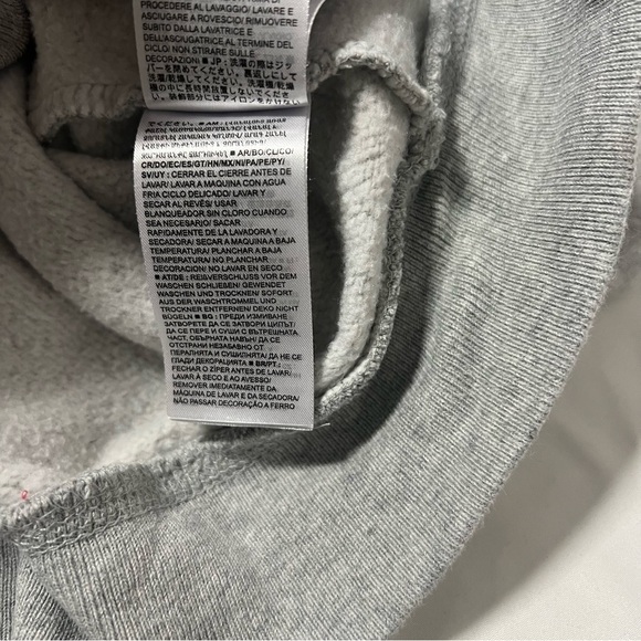 GAP Kids Girls Size Small 6-7 Gray & Pink Jogger Sweatpants Set Full Zip Hoodie - Picture 8 of 15